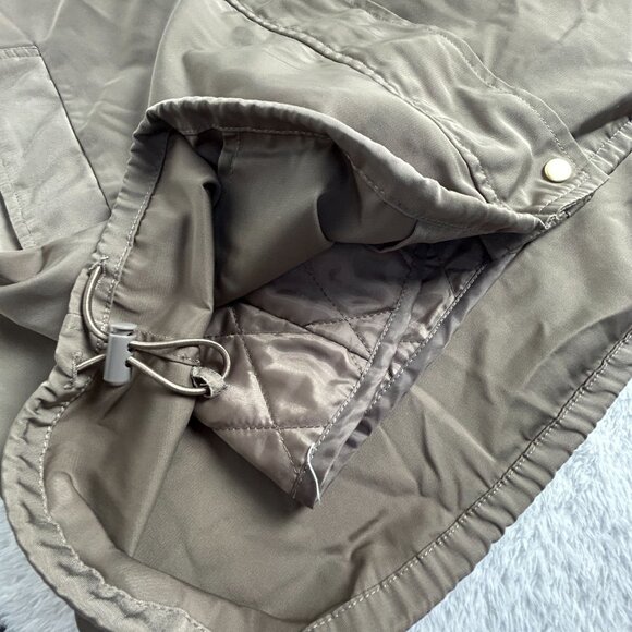 AER Adam Et Ropé Womens Hooded Parka Jacket Free Size Quilted Detachable Liner - Picture 12 of 13